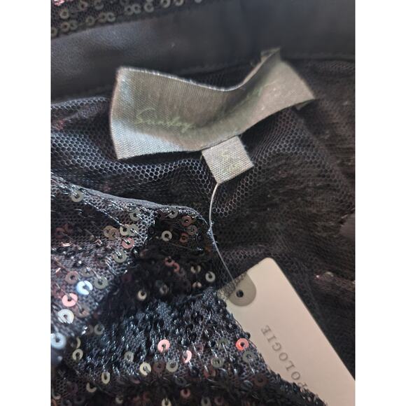 Sunday in Brooklyn Black Sequin Button-down | New Size Small - Picture 6 of 7